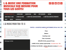 Tablet Screenshot of l-et-music.com